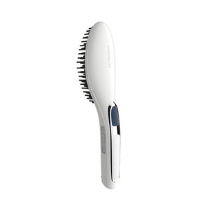 PRITECH Ceramic Hair Straightener Electric Hair Brush Straightening Comb Digital Control Flat Iron Heating Ionic Hair Brush