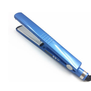 CHJ Professional 2 in 1 Hair Straightener Nano Titanium Plate hair Straightener Curler Chapinha Flat Iron Salon Hair Iron Styler