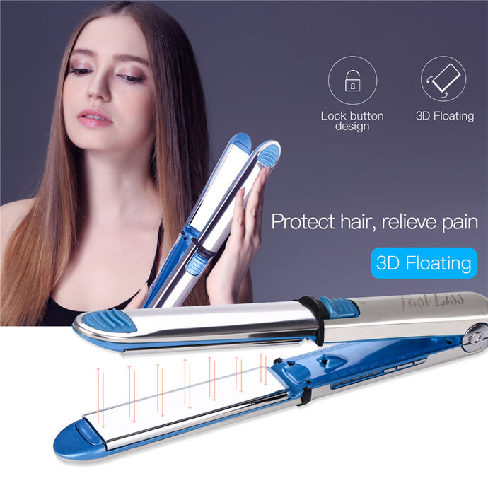 Professional Straightening Irons Curling Iron Curler Nano Titanium Flat Iron Ceramic Hair Iron LED Display Electric Straightener