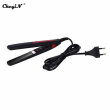 Load image into Gallery viewer, Mini Professional 2 in 1 Portable Hair Curler Hair Straightener Flat Iron Hairs Straightening Corrugated Iron Styling Tools 48