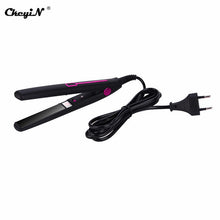 Load image into Gallery viewer, Mini Professional 2 in 1 Portable Hair Curler Hair Straightener Flat Iron Hairs Straightening Corrugated Iron Styling Tools 48