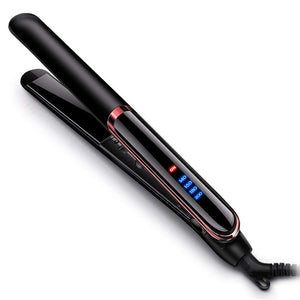 Professional Hair Straightener Curler Hair Flat Iron Negative Ion Infrared Hair Straighting Curling Iron Corrugation LED Display
